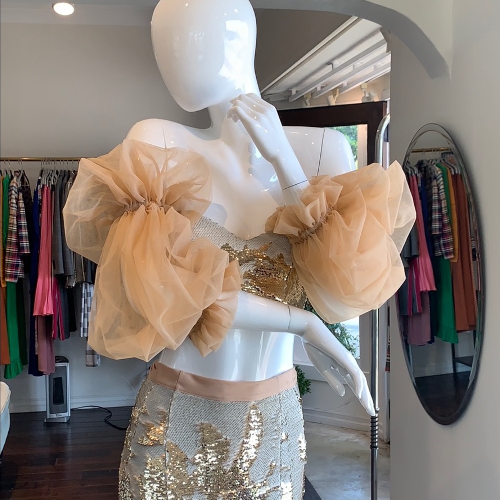 Two Piece Evening (Gold / Eggshell) - Picture 4 of 11